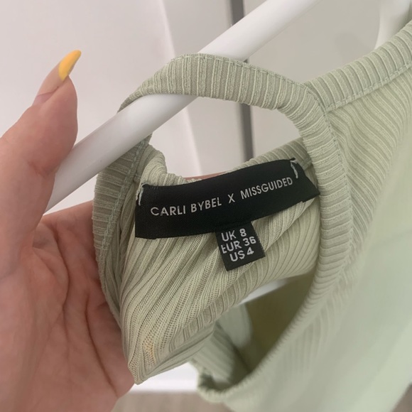 MISSGUIDED X CARLI BYBEL BODYCON DRESS - Picture 9 of 9